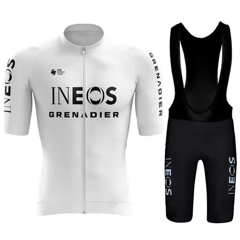 NEW Season White INEOS TEAM CYCLING JERSEY 20D bike pants Ropa Ciclismo MEN Winter thermal fleece BICYCLING jacket Maillot