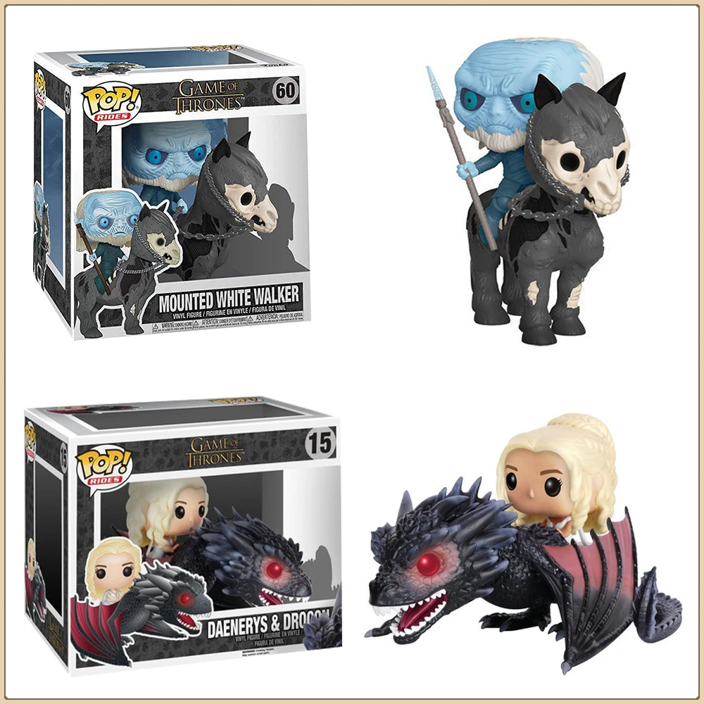 Figuras de acción Funko POP de Juego de Tronos, Daenerys, dragón, película, periféricos, modelos de muñecas, decoración, adornos, juguetes para niños, regalos