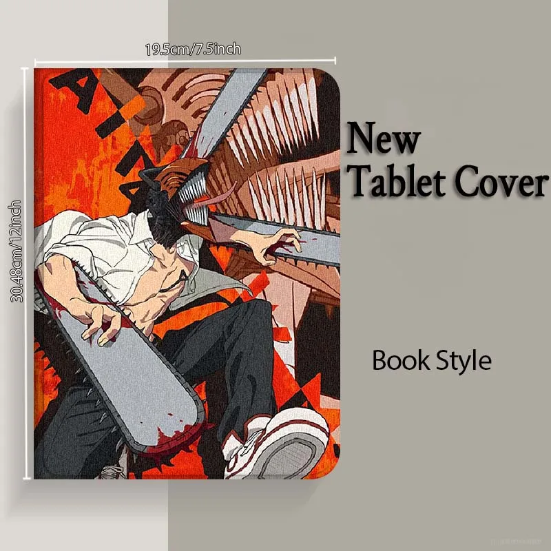 Pochita Chainsaw Man Protective Tablet Case