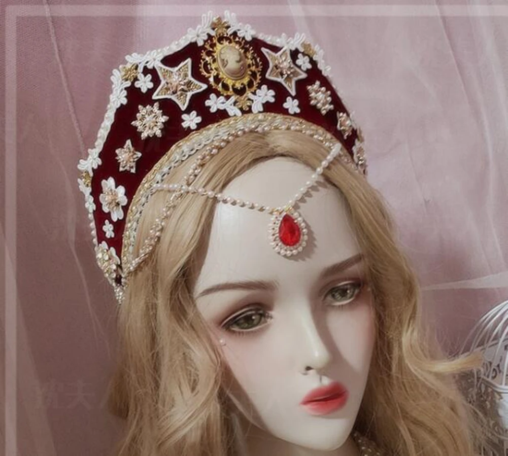 Copricapo Vittoriano Rinascimentale Tudor Copricapo Da Donna Vintage Royal Francese Con Cappuccio Autunettiano Corona Corona Corona Corona