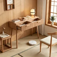 Table console multifonction en bois moderne, table d'appoint pour salon, chambre, bureau, table de canapé, couleur bois naturel 1