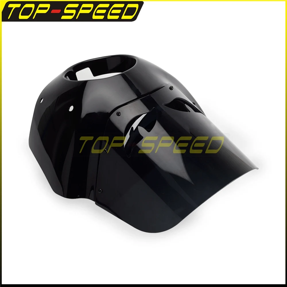 Club Headlight Polycarbonate Fairing Windshield For Harley Softail Street Bob FXBB 114 FXBBS Low Rider FXLR Standard FXST 18-22