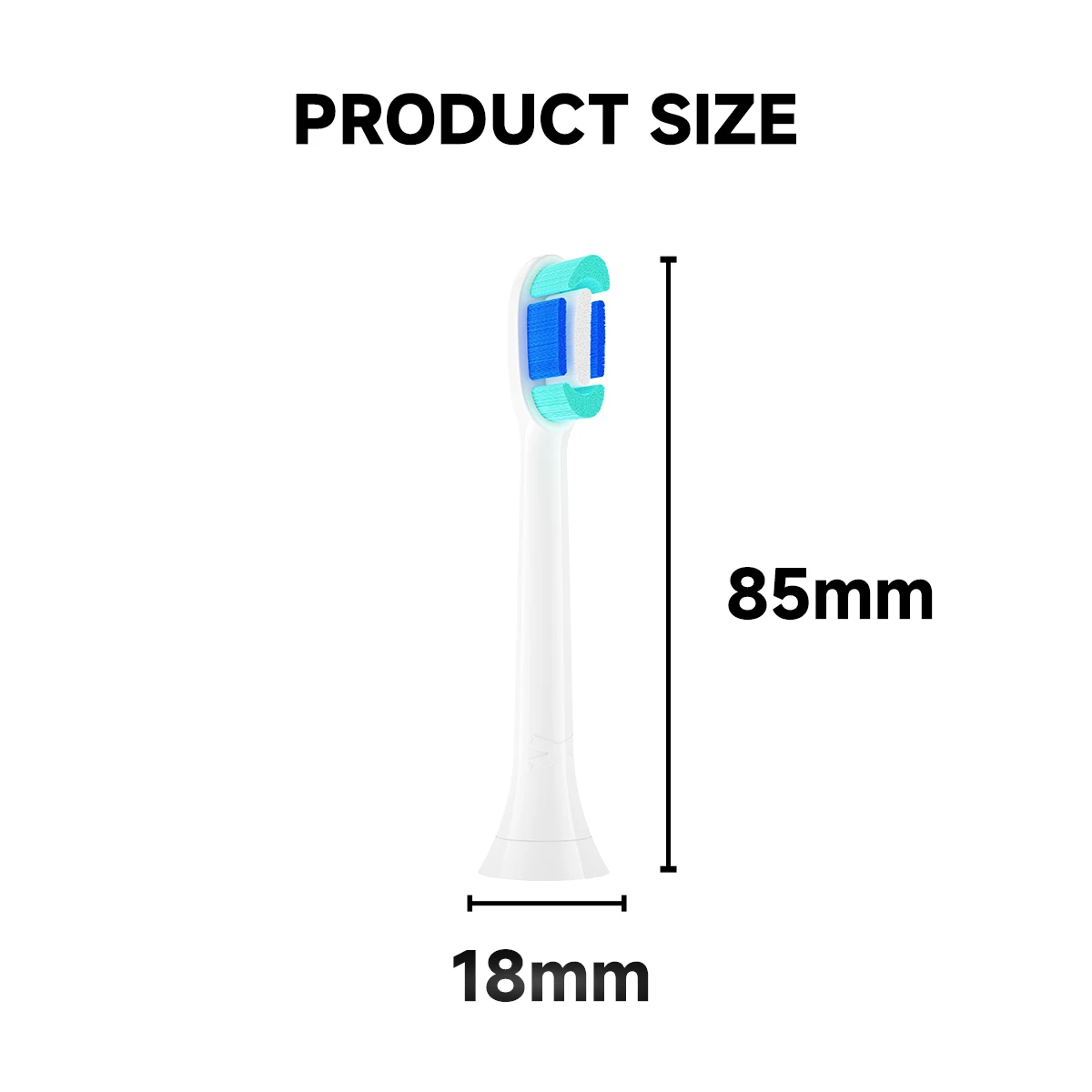 4/8/12/필립스 전동 칫솔 헤드 1100 2100 4100 4300 5100 5300 6100 6500 등과 호환되는 교체용 칫솔 헤드