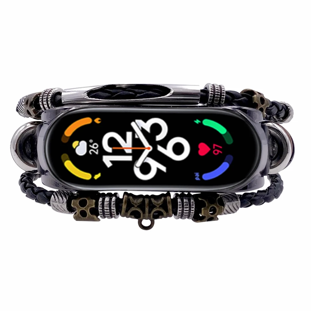 Plastic Adjustable Leather Watch Bracelet Exquisite Wide Application Replacement Bracelet