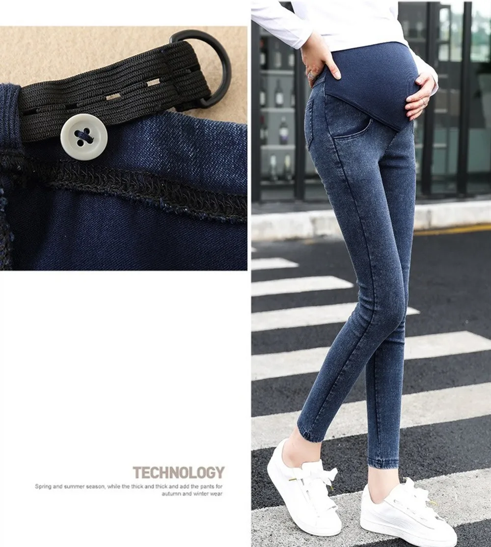 Jeans Women Pregnancy Maternity Clothing Jeans Black Pants For Pregnant Women Clothes Nursing Trousers Denim Jeans Womens 4