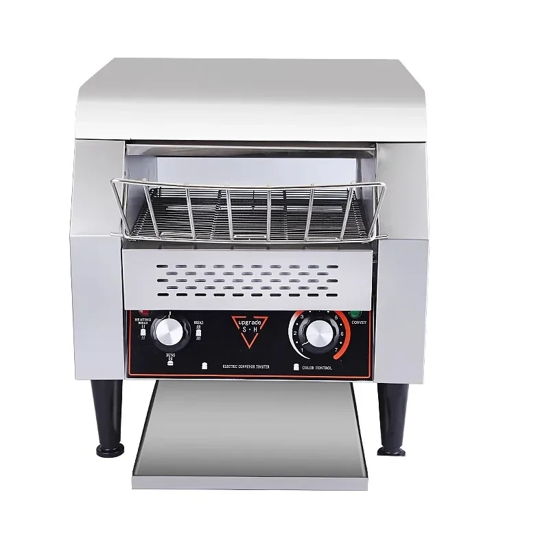 ATS-150 Commercial Chain Crawler Heating Machine Fully Automatic Sandwich Toaster 220V 1300W