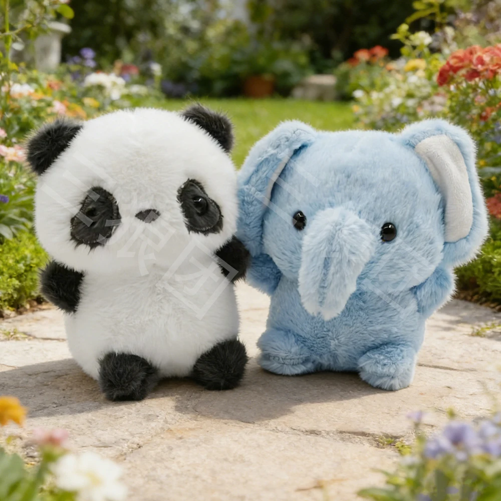 귀여운 16cm 플러시 동반자 인형 플러시 코끼리 토끼 곰 팬더 동물 베개 슈퍼 소프트 곰 동물 플러시 장난감 수면 선물