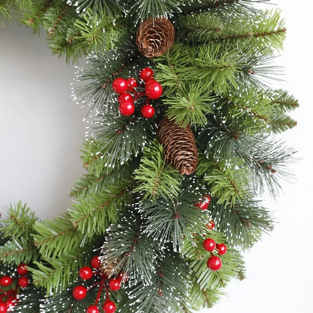Pinecone & Berry Christmas Garland 3