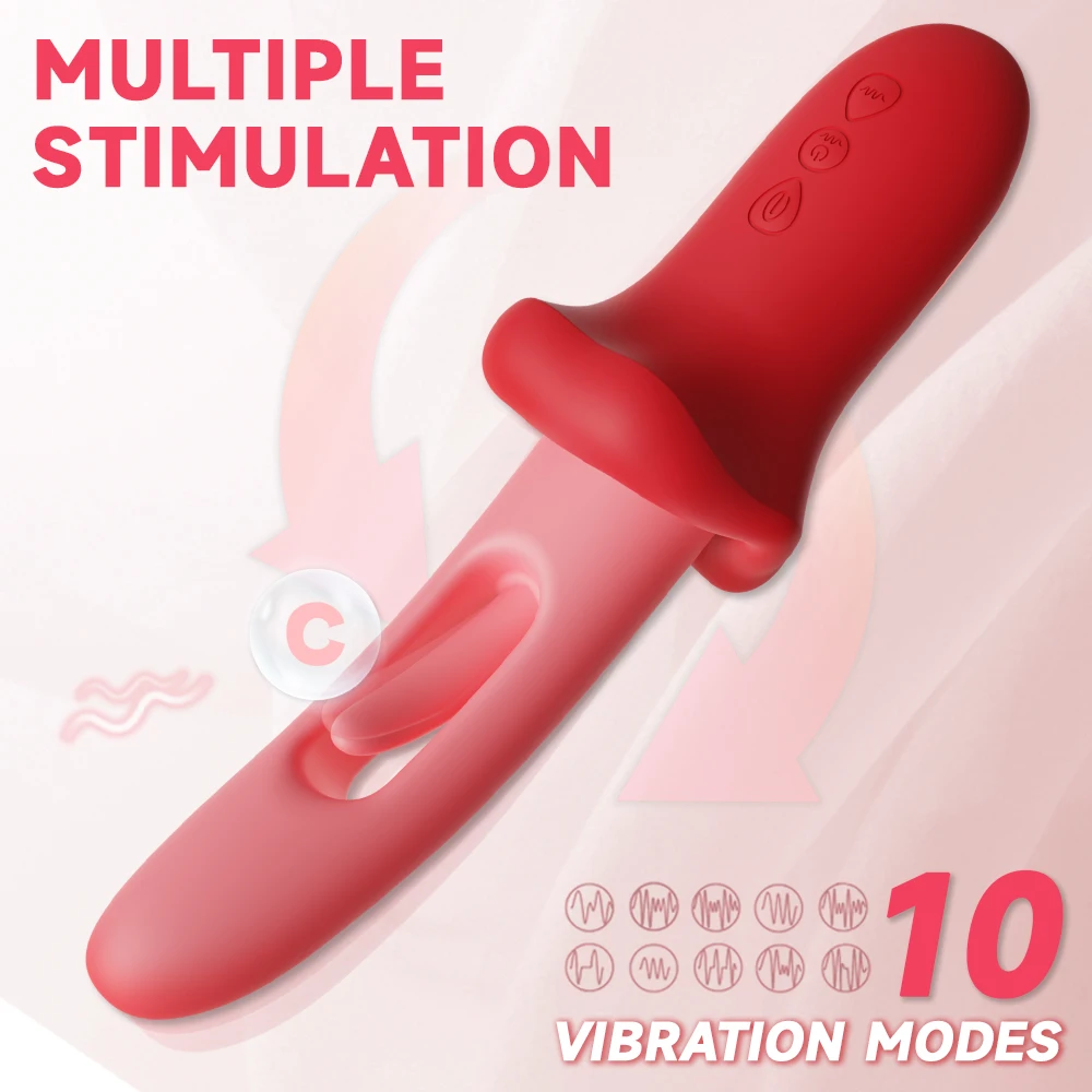 Vibrierendes Spielzeug für Damen, Multifunktionsvibrator, weiblicher G-Punkt und Klitorisstimulator, Vaginalmassagespielzeug, Spielzeug für Damen und Erwachsene