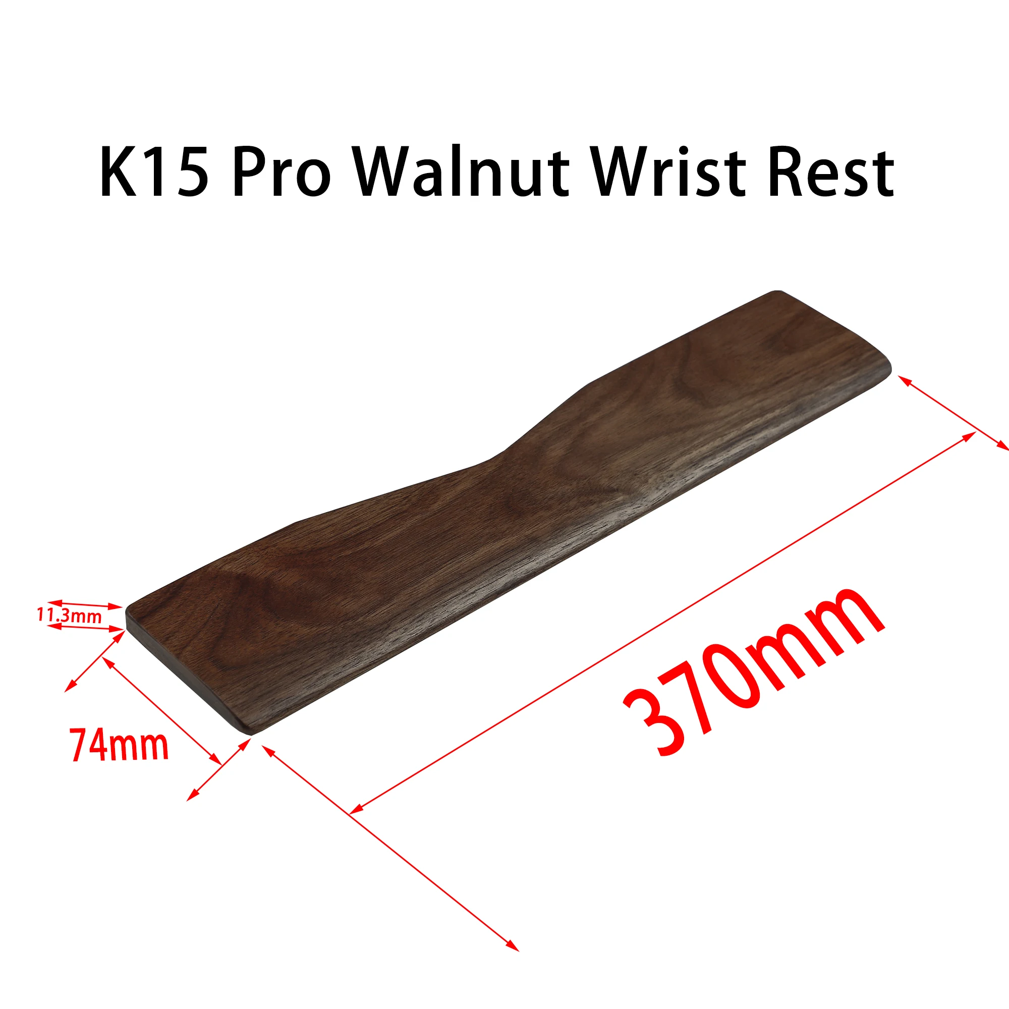 Wooden Wrist Rest Solid Wood Walnut For Keychron Q14 Pro Q13 Pro K15 Pro 16 S33eeae51a1804f80b13ca3309a0062fe2