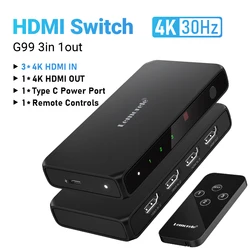 Lemorele Multi-Device USB 3.0 Switch & Peripheral Sharing Hub (HDMI Switch)