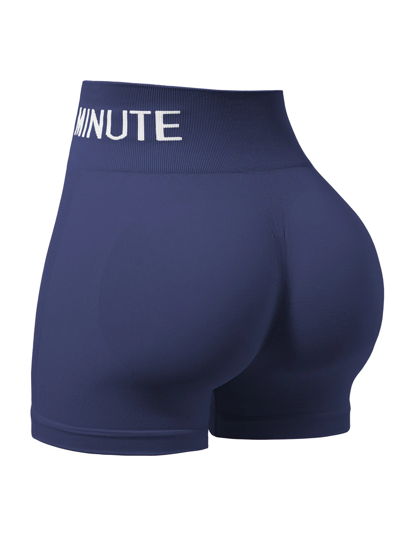 Gym-Letter-Shorts für Damen, hohe Taille, Sport-Shorts, Workout, Laufen, nahtlos, sexy, hüfthebende Yoga-Leggings, dehnbare Radlerhose – Detail 21
