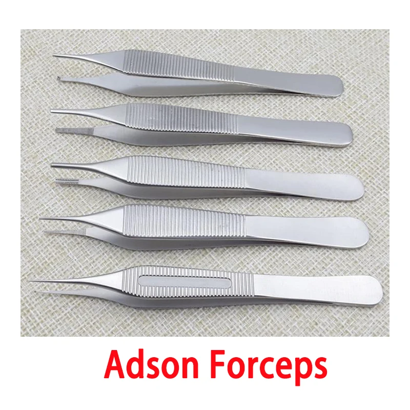 Plastic Surgery Tool Adson Tissue Forceps Rhinoplasty Cartilage Thumb Forcep Plastic Surgery Tweezers Ocularplastic