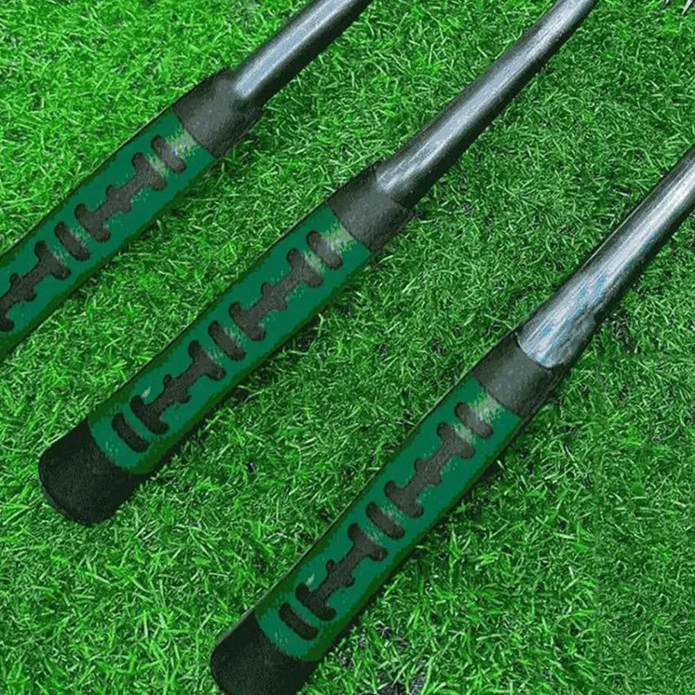 1pc Garden Rake Household Garden Weeder Digging Ground Red Farming Tools Weeds Removal Stainless Steel
