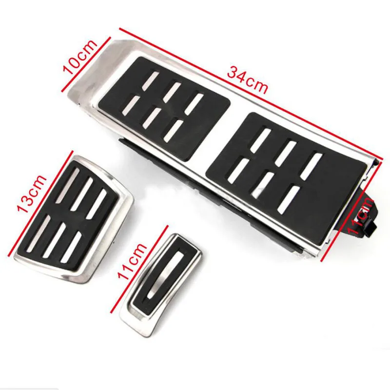 Car Accessories Car Pedals Pedal Cover Stainless Steel Pedal Cover Racing Pedals DSG Sport Pedals FIT For Audi A4 B8 A6 A7 A8 S4 RS4 A5 S5 RS5 8T Q5 SQ5 8R Fuel Brake Footrest