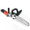 Household 220V logging electric chain saw Small multifunctional woodworking angle grinder Multifunctional dual-purpose machine 3