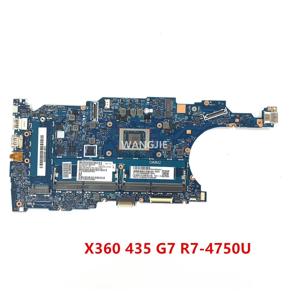

M09344-001 M09344-601 For HP ProBook X360 435 G7 Laptop Motherboard 6050A3154701-MB-A01 UMA R7 PRO 4750U WIN 100% Working