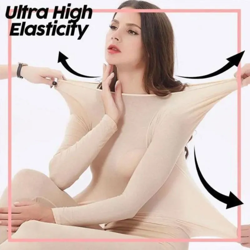 Tanie Bielizna termiczna dla kobiet seksowne ciepłe kalesony dla kobiet bez szwu zimowy zestaw bielizny sklep