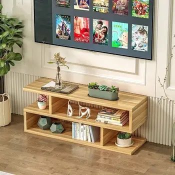 Living room, bedroom, TV cabinet, coffee table cabinet, mini minimalist floor, space saving, minimalist coffee table combination