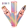 2 in 1 Electric Eyebrow Trimmer Makeup Painless Eye Brow Epilator Mini Shaver Razors Portable Facial Hair Remover Women depilato 1