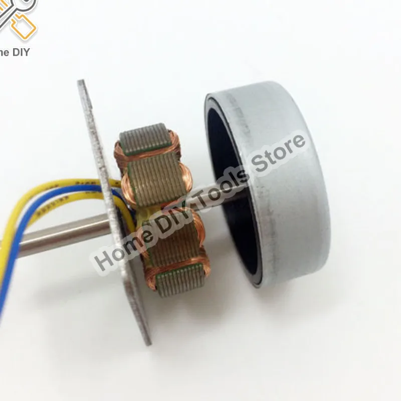 Small Generator Three-phase AC Brushless Generator Micro Wind Turbine Motor Hand Cranked LED Lamp 3-24V DIY solar wind generator hand cranked generator