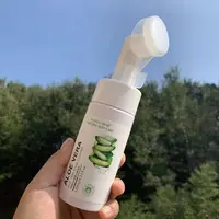 Aloe Vera Moisturizing Massage Cleansing Foam Oil Control Gentle Care Deep Clean Facial Cleanser Mousse Skin Care Products 120ml 1