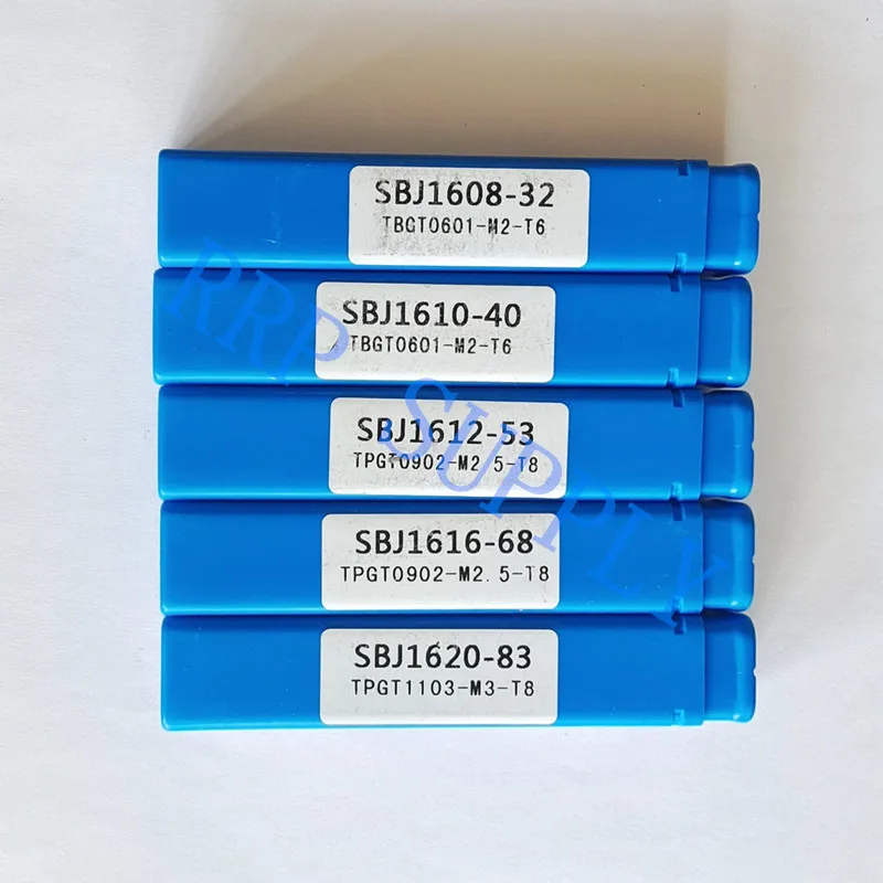 5pc SBJ16 boring bar set, use with NBJ16 boring head, can fit with replaceable inserts, to cutting and holes, 16mm