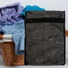8 Pcs Clothing Black Laundry Bag Travel Bags Mesh Dryer Polyester for Washing Machine 4