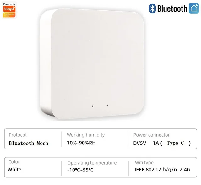 Smart Life App Remote Control Smart Home Bridge Wireless WiFi Tuya BLE Gateway Zigbee Sensor HUB for Smart Locks 3