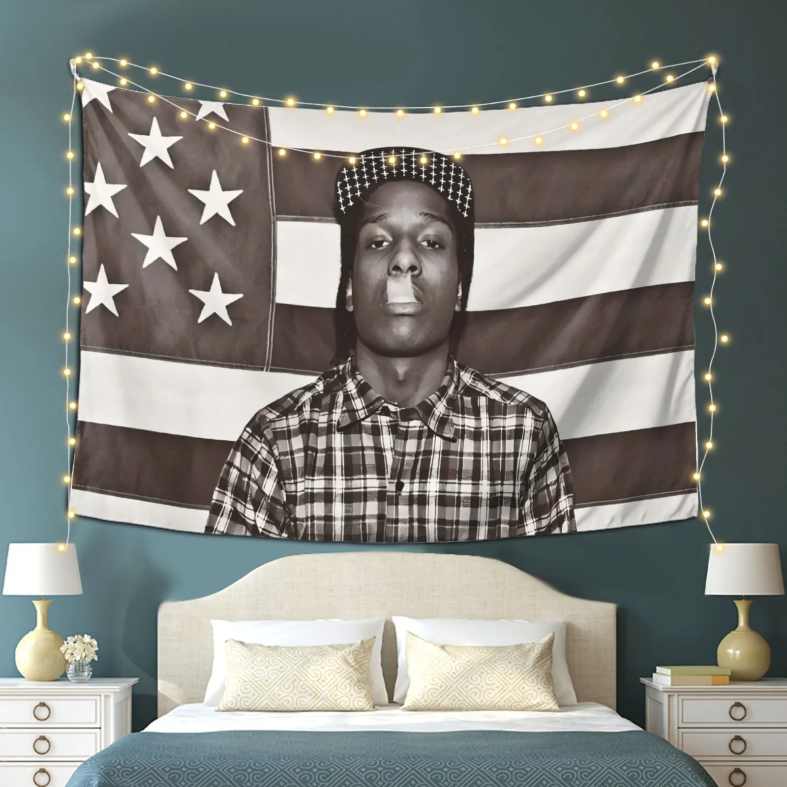 Asap Flag Background