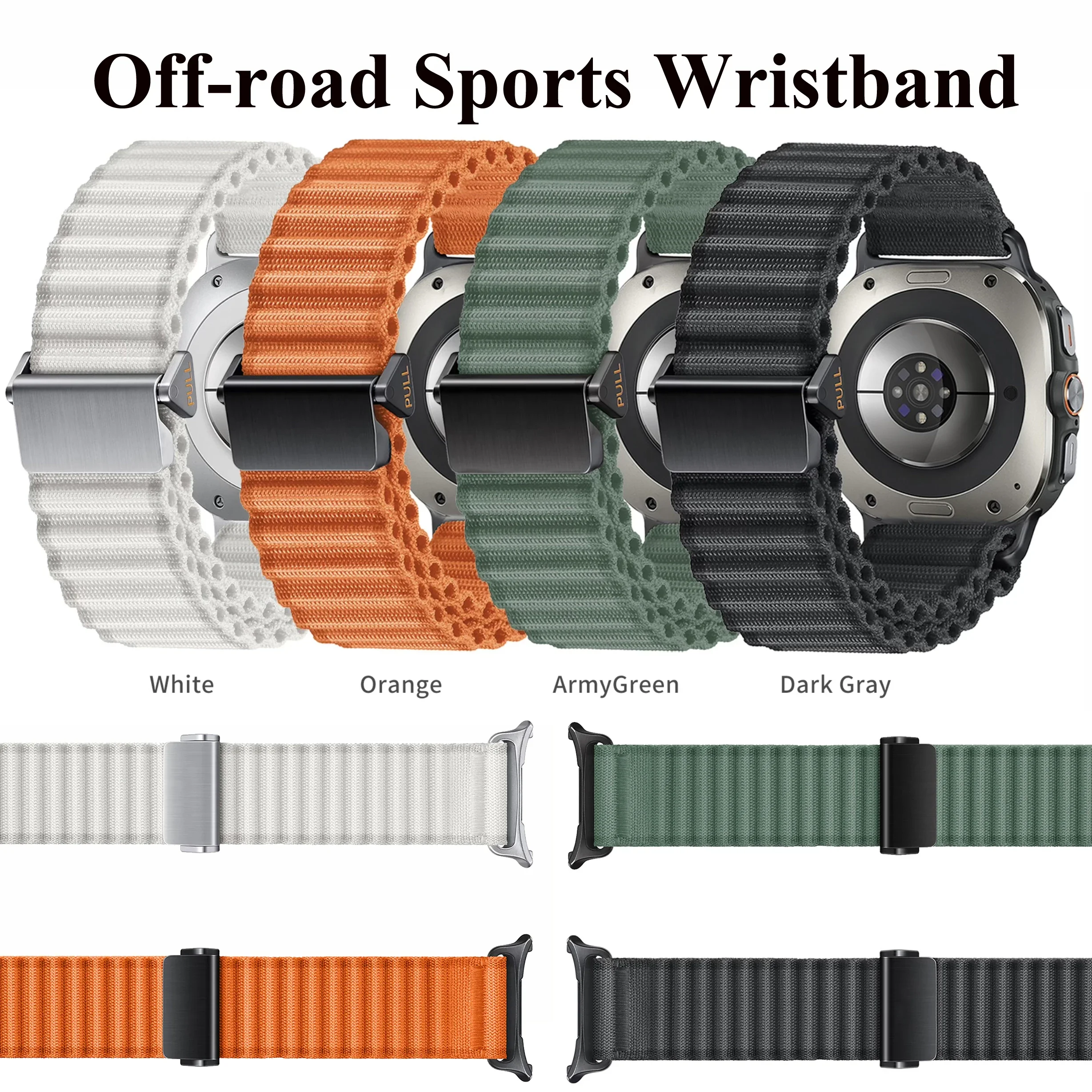 Off-road Nylon Braided Sports Loop Bracelet