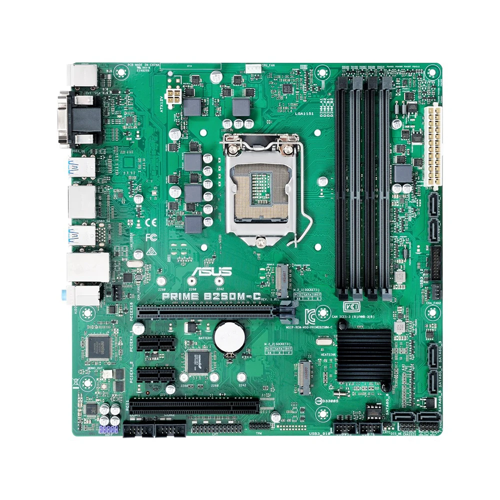 ASUS PRIME B250M-C LGA 1151 Motherboard B250 Support Intel Core I7