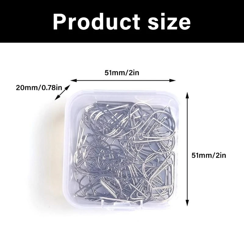 50 Pcs 눈물 종이 클립 작은 책갈피 금속 플래너 클립 장식 종이 클립 사무 용품