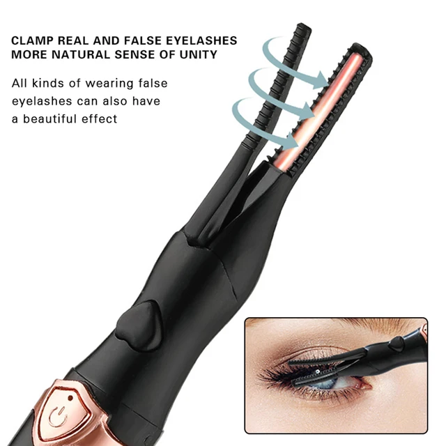 Electric Eyelash Curlers Rechargeable 3 Heat Modes Fast Heating Handheld Eyelash Curler Ideal Gift for Women Girlfriend 4