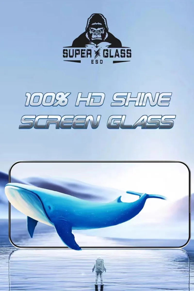 King Kong Gorilla gehärtetes Glas für Xiao Redmi Note 13 12 11 10 9 Pro Plus 12S 11SE 10S Displayschutzfolie für Redmi 13C 12C – Detail 8