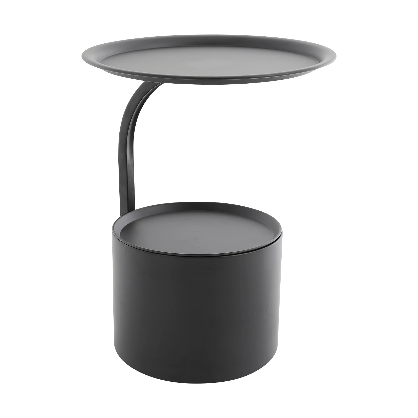 Moderner Runder Beistelltisch Durchdachtes Design Couchtisch Sofatisch – Detail 10