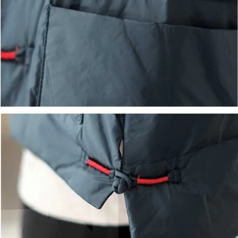 Autumn and Winter Women's Patchwork Stand Collar Sleepless Single Breasted Loose Over Size Vest Jacket Fashion Casual Tops