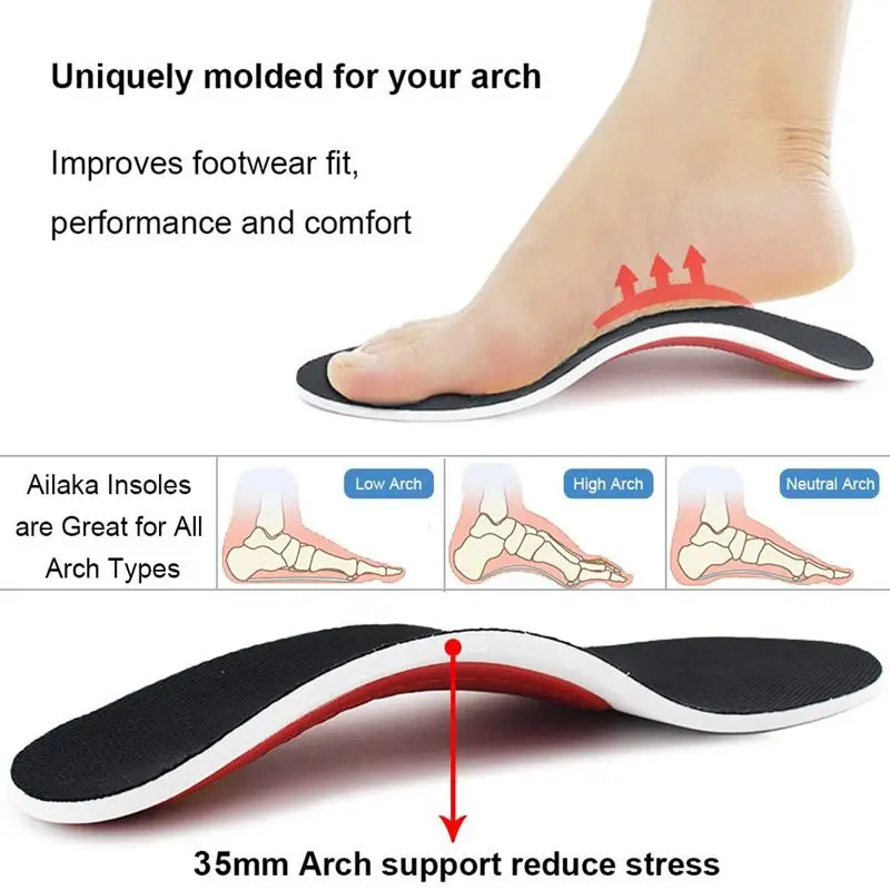 Pad Arch Support Pad für Plantarfasziitis Fußpflege Mann Frauen Orthopädische Einlegesohlen für Plattfuß Orthesen Gel Schuhe Sohle Einsatz – Detail 7