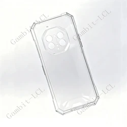 Enhanced Shockproof Anti - Fall Soft TPU Case - 6.78” Back Cover for Doogee S300 Plus (Clear)