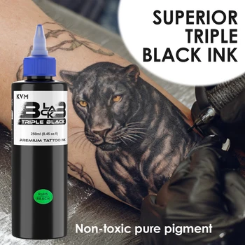 1 pz 8 oz professionale inchiostro per tatuaggio nero pigmento body art inchiostro per tatuaggio trucco permanente vernici di bellezza per accessori per tatuaggi corpo