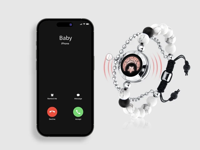 Braccialetti Intelligenti Di Coppia TOTWOO - Vibrazione, Luci, Bluetooth, Per Distanze Lunghe - Foto 5