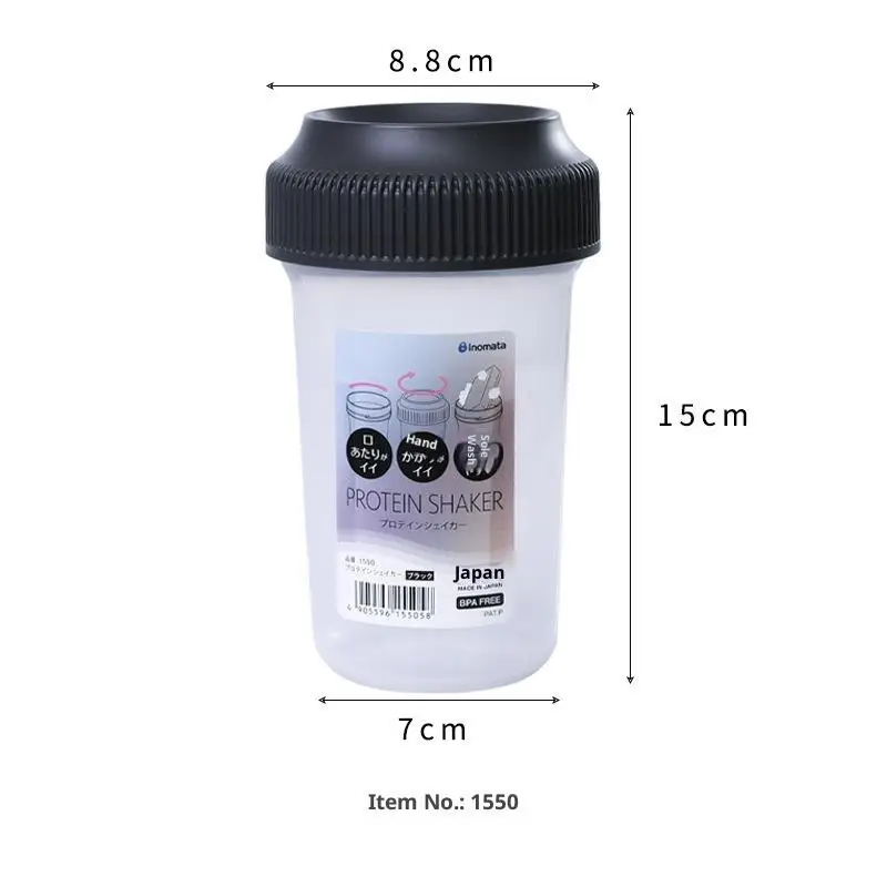 כוס שייקר לפיטנס בנפח 400 מיליליטר, אוניברסלית לערבוב אבקת חלבון ספורטיבית, כוס מילקשייק לבריאות ויופי בבית