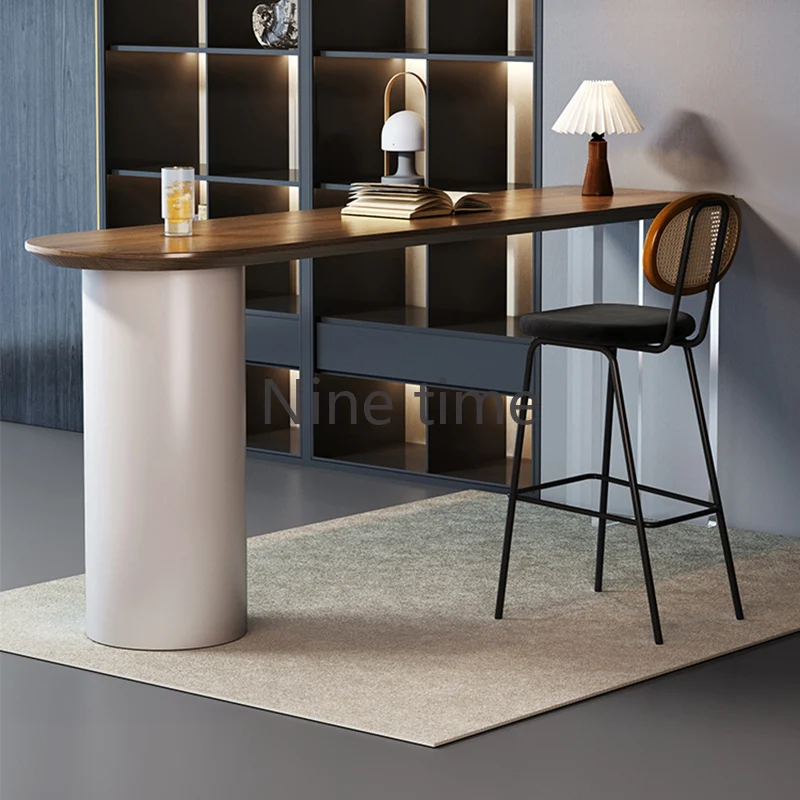 

Tables High Kitchen Table Bar Countertop Restaurant Furniture Solid Party Tavoli Da Pranzo Muebles De Cocina Wood Coffee Drink