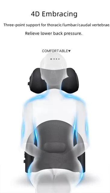 Simulation vibration massage, breathable and sweat-wicking, 5 seconds rebound, sitting for a long time without getting tired, automatic power-off, quiet and low noise