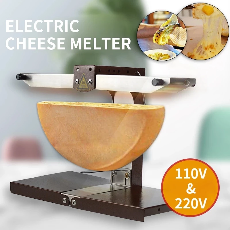 Electric Cheese Melter For Hotel Half Wheel Dry Cheese Heater Warming Grill Melting Heating Raclette for Home Kitchen