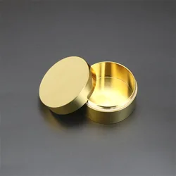 Durable Titanium Alloy Waterproof Medicine Storage Canister (Gold)