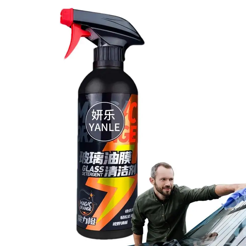 

Glass Oil Film Remover 500ml Car Glass Cleaner Car Window Cleaner For Remove Dirt Water Stains Windshield Cleaner Car Cleaning
