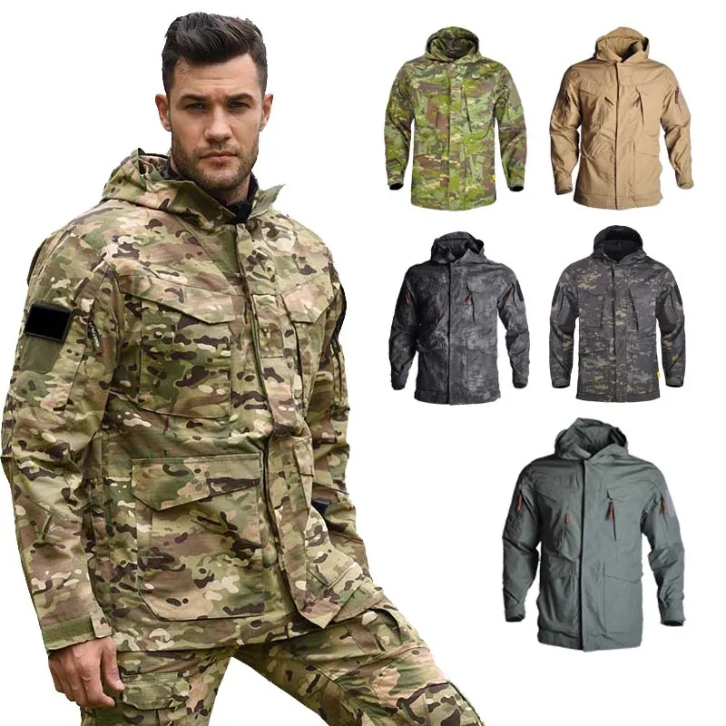 M65 Uk Us Army Clothes Giacca A Vento Giacche Da Campo Militari Softair Abbigliamento Uomo Inverno/Autunno Impermeabile Flight Pilot Coat Felpa Con Ca