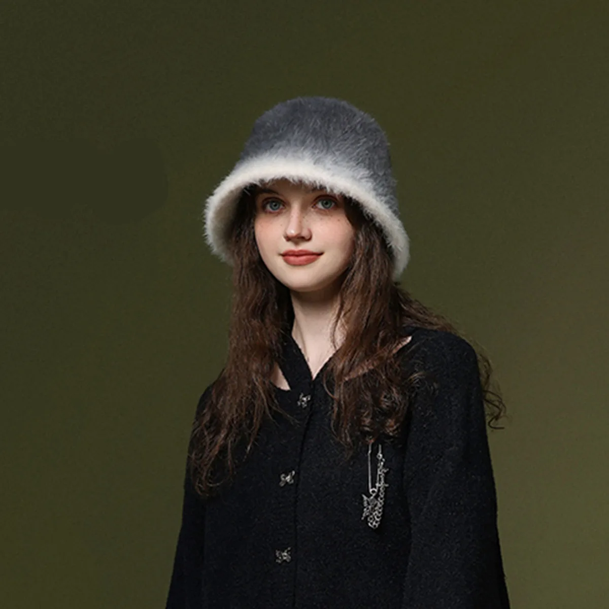 Rabbit Hair Fisherman Warm for women top elegant women's hats country Hat men brand Women's felt hat_voghion.com