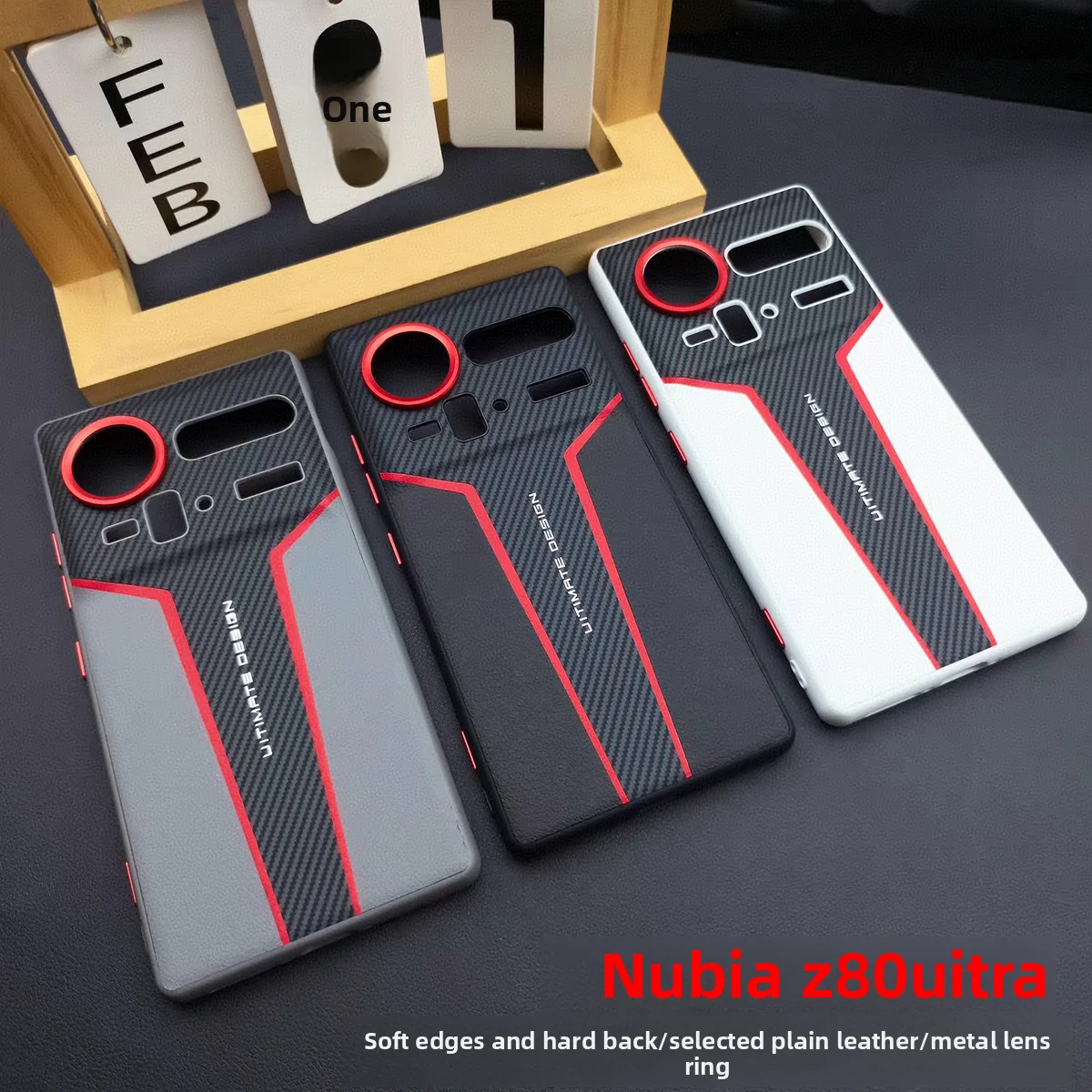 Luxury PU Leather Shockproof Protective Back Cover Case - Hard Shell Design